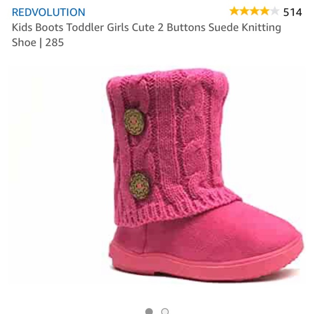 Used Pink Toddler Ugg type boots